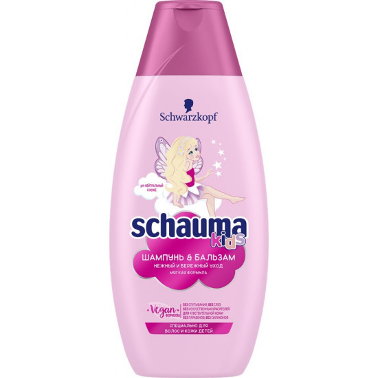 Schauma Kids детский шампунь и бальзам для волос, 380мл (91162)