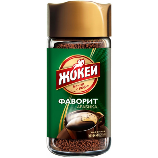 Жокей Фаворит №3 кофе растворимый гранулированный, банка 95гр (12549)