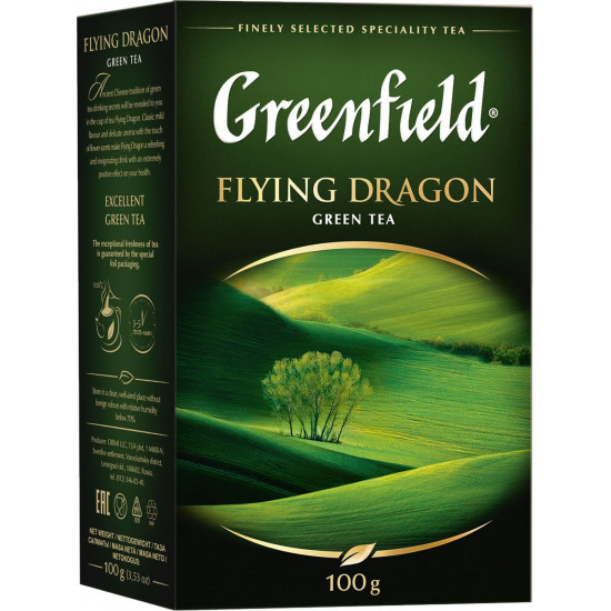 Greenfield Flying Dragon зелёный чай листовой, 100гр (03578)