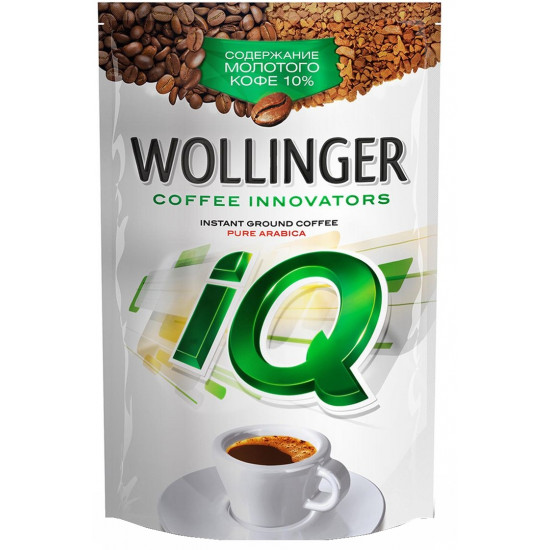 Wollinger IQ кофе растворимый сублимированный, сашет 75гр (84469)