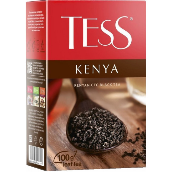 Tess Kenya гранулированный чёрный чай, 100гр (06357)