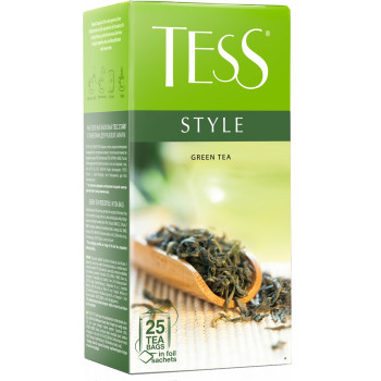 Tess Style зеленый чай, в пакетиках, 25шт (11795)