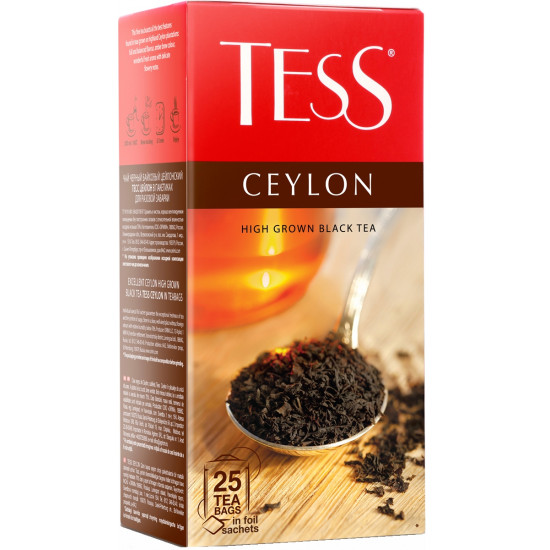 Tess Ceylon чёрный чай, в пакетиках, 25шт (06333)