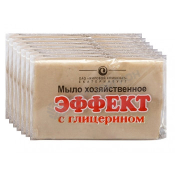 Эффект хозяйственное мыло 78%, выгодный набор, 10шт*300гр (00485+)