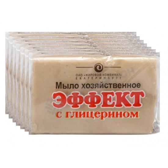Эффект хозяйственное мыло 78%, выгодный набор, 10шт*300гр (00485+)