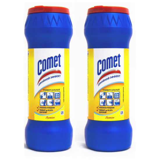 Comet чистящий порошок, выгодный набор, 2шт*475гр (83807)