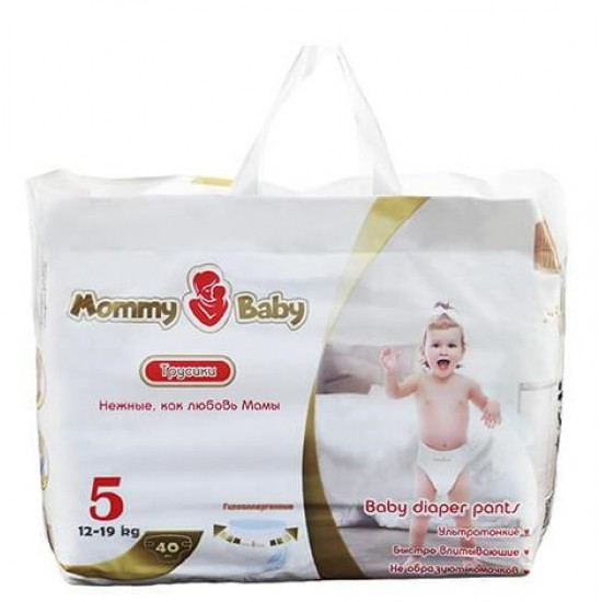 Mommy Baby трусики #5, 12-19 кг, 40шт (59060)