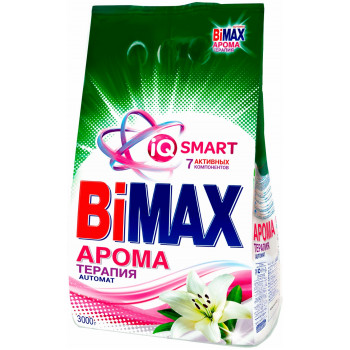 BiMax Ароматерапия стиральный порошок автомат, для цветного белья, 3кг (97739)