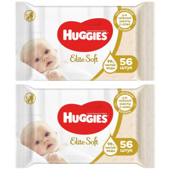 Huggies new born влажные салфетки для детей, выгодный набор 112шт (73021)
