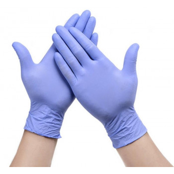 Перчатки медицинские синтетические нитриловые, размер S, 100шт (50025)