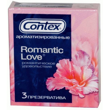 Contex Romantic Love презервативы, ароматизированные, 3шт (00046)