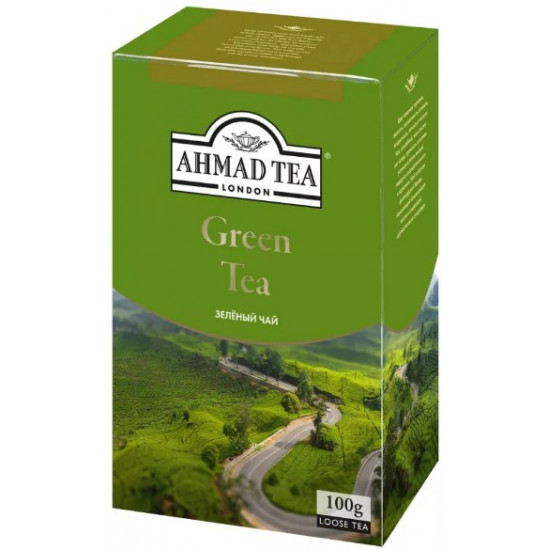 Ahmad Green Tea листовой зеленый чай, 100гр (13048)