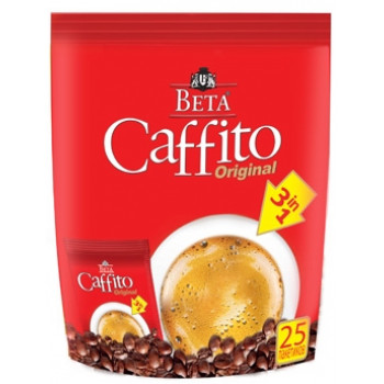 Beta Caffito кофе растворимый 3в1, 25 пакетиков (40064)