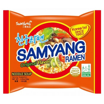 SamYang Ramen Original, лапша со вкусом говядины, 120гр (05212)