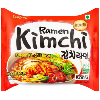 SamYang Kimchi Ramen, лапша со вкусом кимчи, 120гр (03287)