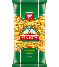Makfa макароны, спирали, 400гр (06990)