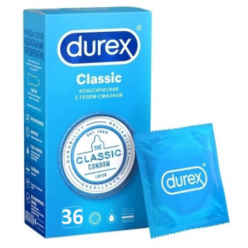 Durex Classic презервативы, выгодный набор 36шт (54014)