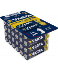 Varta Longlife батарейки пальчиковые АА, выгодный набор 24шт (47150)