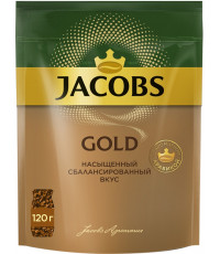 Jacobs Gold кофе растворимый, сашет 140гр (79513)