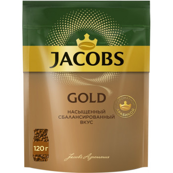 Jacobs Gold кофе растворимый, сашет 140гр (79513)