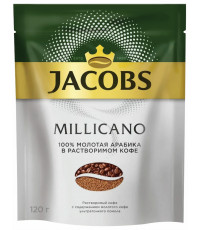 Jacobs Millicano кофе молотый в растворимом, сашет 120гр (79445)