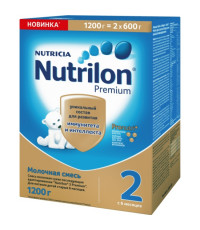 Nutrilon Premium молочная смесь #2, 6-12 месяцев, 600гр (11256)
