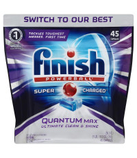 Finish Quantum таблетки для посудомоечной машины, All in 1, 45шт (63258)