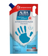 Aura жидкое мыло, антибактериальное, 1000мл (17624)