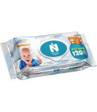 Natural fresh детские влажные салфетки, большие, 120шт (20207)