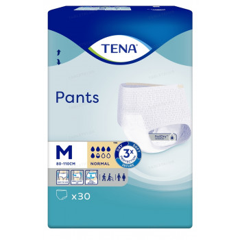 TENA Pants подгузники трусы для взрослых, размер M, 5,5 капель, 30шт (38596)