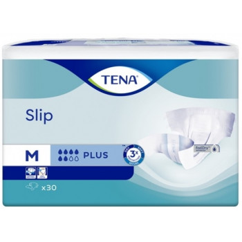 TENA Plus Medium #M подгузники для взрослых, 6 капель, 30шт (46726)