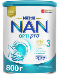 Nestle NAN Optipro сухая молочная смесь #3, c 12 месяцев, 800гр (58869)