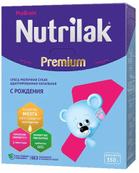 Nutrilak Premium сухая молочная смесь #1, с 0-6 месяцев, 350гр (20199)