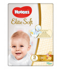 Huggies Elite Soft подгузники #3, 5-9 кг, 72шт (45296)