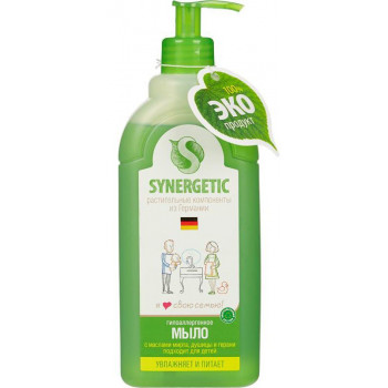 Synergetic жидкое мыло, биоразлагаемое для всей семьи, 500мл (38976)