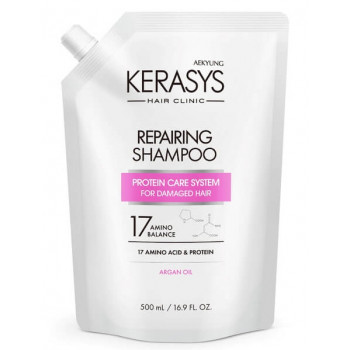 Kerasys Repairing шампунь для волос, оздоравливающий, для тонких и ослабленных волос, запаска 500мл (00710)