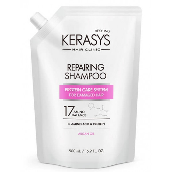 Kerasys Repairing шампунь для волос, оздоравливающий, для тонких и ослабленных волос, запаска 500мл (00710)