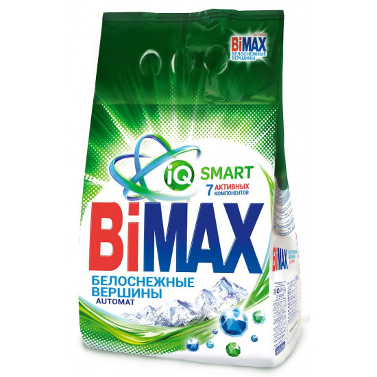 BiMax стиральный порошок автомат, для белого белья, 3кг (12077)