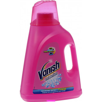 Vanish Oxi Action жидкий пятновыводитель для тканей, розовый 2Л (07718)