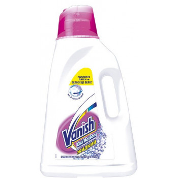  Vanish Oxi Action пятновыводитель + отбеливатель для тканей, кристальная белизна, белый 2л (01958)