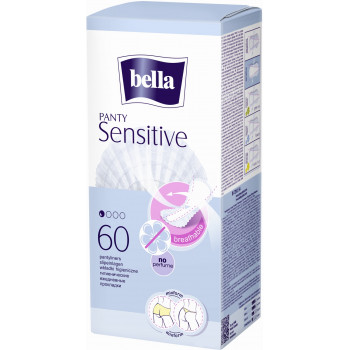 Bella Sensitive ультратонкие ежедневные прокладки, 1 капля, 60шт (11469)