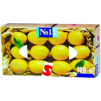 Happy универсальные гигиенические платочки, с ароматом Лимона, 100 шт (20352)