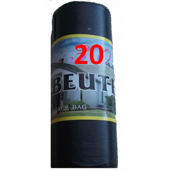 Beutel пакеты для мусора, без затяжек, 60л*20шт (99195)