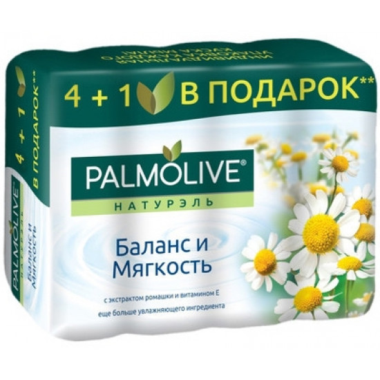Palmolive натурэль туалетное мыло, баланс и мягкость, 5шт*70гр (47616)