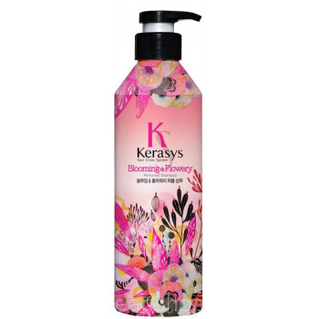 Kerasys Bloomin & Flowery парфюмированный шампунь для волос, придает блеск волосам, 600мл (40557)