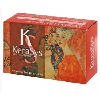 Kerasys Silk Moisture туалетное мыло, с ароматом розы и миндального масло, для сухого типа кожи, 100гр (69697)