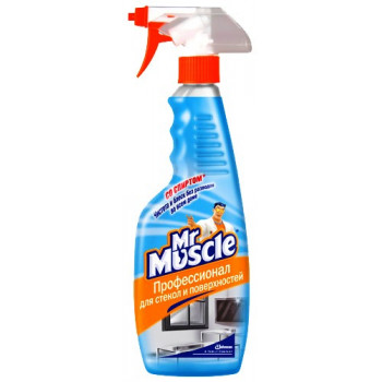 Mr Muscle спрей для мытья стекол и поверхностей, 500мл (01013)