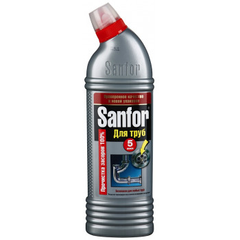 Sanfor гель для прочистки труб, 5 мин, 1000гр (04805)