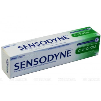 Sensodyne зубная паста, с фтором, 75мл (04969)