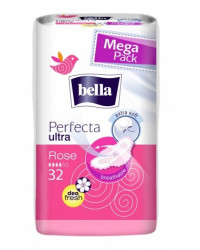 Bella Perfecta ultra rose гигиенические прокладки, 4 капли, 32шт (04560)